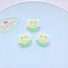 Botón de Manzana Acrílica DIY Perrito de Dibujos Animados Estrella de Cinco Puntas Corazón Fresa Botón a Cuadros Hecho a Mano DIY Funda para Teléfono Móvil