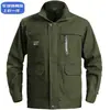 En Stock Nuevo 2025 Primavera Hombres Nylon Deportivo Ropa de Trabajo Chaqueta de Algodón Uniforme
