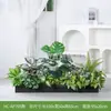 [Serie Hc-Ap7] Planta de Decoración con Flores Artificiales Separación de Plantas Canaleta de Flores Combinación de Paisaje Paisajismo Biónico Decoración de Interiores