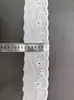 Tela de Algodón con Adorno de Encaje Blanco Crudo, Ropa Infantil Lolita Falda y Mangas con Accesorios de Encaje, Encaje de Origen Mediano y Grande