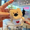 Familia Caperucita Roja Mismo Estilo Nuestra Serie de Tres Osos de Peluche Amigos Colgante de Dibujos Animados Colgante para Bolso de Novia Bolso de Estudiante