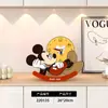 Adornos de Escritorio de Dibujos Animados de Mickey Reloj Creativo Reloj de Escritorio para Mueble de TV Reloj de Escritorio con Péndulo Celebridad de Internet Nuevo Reloj de Escritorio para el Hogar