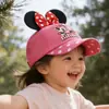 Gorra de Béisbol Infantil de Algodón con Lazo de Lentejuelas de Minnie, Sombrero de Sol para Niñas, Best-Seller Transfronterizo de Amazon