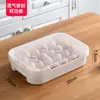Caja de Almacenamiento de Huevos con Compartimentos para Cocina del Hogar, Multicapa con Tapa, Caja de Huevos de Gran Capacidad, Caja de Conservación de Plástico para Refrigerador
