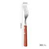 Juego de Cubiertos de Acero Inoxidable 304 de Cinco Piezas Estilo Japonés Vajilla Occidental Juego de Cuchillo, Tenedor y Cuchara con Mango de Madera Huali Caja de Regalo