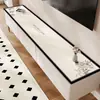 Mantel para Mesa de Gabinete de TV Estilo Francés, Aparador de Comedor de Lujo Ligero de Gama Alta, Impermeable Lavable y a Prueba de Aceite, Zapatero para Entrada, Mantel de PVC