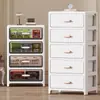 Armário de armazenamento estilo gaveta com 35cm de largura, organizador de mesa de cabeceira multicamadas, armário de armazenamento de plástico, armário de armazenamento para casa