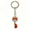 Llavero de moda tipo gato, Colgante de gato lindo, Alto atractivo estético, Accesorio de bolsa macarrón femenino