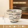 Cuenco Cerámico Gato de la Suerte para Uso Doméstico Nuevo Modelo 2026 Cuenco para Sopa Cuenco para Fideos Plato Plato Grueso Color Bajo Esmalte Set de Cuencos y Platos Artesanales