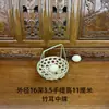 Cesta Cesta de Bambú Jinyuan, Cesta Hueca de Mano para Picnic, Cesta de Bambú Tejida a Mano para Recolección de Flores y Frutas en el Campo al Aire Libre