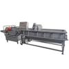 Máquina lavadora de vórtice de verduras prefabricada para cantina Equipo lavador de verduras en espiral para verduras cortadas en cubitos Máquina lavadora de granos de maíz cortados en cubitos y champiñones congelados