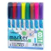 Plumón de Pizarra de Colores Fácil de Borrar Lavable Pizarra de Escritura Plumón para Graffiti Punta Fina Cerámica Plumón de Pintura DIY Plumón para Pintura de Diario
