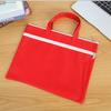 Bolsa para documentos A4 Portátil Bolsa para documentos de tela Oxford lona estudiante reunión maletín impresión LOGO maletín venta al por mayor
