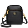 2022 Nova Bolsa de Celular de Couro de Vaca Camada Superior de Nicho Bolsa Transversal Pequena Feminina Bolsa Feminina Casual de Couro Genuíno Porta-moedas Multifuncional