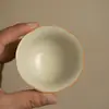Juego de Té Dehua Película Abierta Horno Ru Flor de Durazno Taza de Té Juego de Té Cerámico Taza de Maestro Taza de Invitado Taza de Degustación de Té Juego de Té Kung Fu para el Hogar