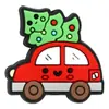 Série de Natal de Alto Padrão Transfronteiriça Desenho Animado Caneta com Contas Adesivos Caneta DIY Feita à Mão Joias para Caneta Acessórios de Contas de Cola Macia