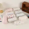 Nuevo Estuche de Lápices Bonito Estampado, Estilo Simple y Fresco, Alto Valor Estético, Bolsa de Almacenamiento de Gran Capacidad para Estudiantes y Niñas, Bolsa para Papelería