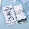 Refil Criativo para Caneta St Núcleo de Reposição Pressionável Caixa Preta 0,5mm Estudante Grande Capacidade Secagem Rápida Caneta Pincel Especial