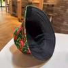 Sombrero de Pescador de Flor Grande del Noreste Sombrero Parasol Personalizado para Parejas Sombrero de Cubo de Uso por Ambos Lados Sombrero Popular de Internet Plegable Protector Solar para Niños
