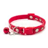 Coleira para Gato de Estimação Estampada Multicolor Cachorro com Sino Coleira de Pescoço para Gatos Produtos para Cães Pequenos e Médios