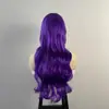 Peluca de comercio exterior europea y americana para mujer, cabello de onda grande simulado con flequillo de aire, seda de alta temperatura, mecanismo de cabello largo que cubre toda la cabeza al por mayor