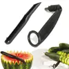 Chegada Nova da Amazon Faca Piranha em Forma de V Faca Decorativa para Frutas e Vegetais Fatiador com Padrão Serrilhado