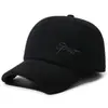 Gorra de Béisbol para Hombre de Edad Media y Mayor, Nueva de Invierno, Protección contra el Frío al Aire Libre, Protección para los Oídos, Calidez, Bordado, Gorra de Pico de Pato, Gorro de Algodón Engrosado con Terciopelo
