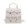Bolsa de Mão Quadrada Pequena Estilo Coreano Popular Deste Ano Bolsa Feminina 2025 Novo Estilo de Inverno Bolsa de Ombro Simples de Luxo Leve Mochila para o Trabalho