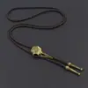 Collar Largo con Colgante de Pirámide de Venta Caliente Europeo y Americano Retro Geométrico Decoración de Triángulo Corbata Bolo Cadena de Suéter Personalizada