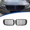 Adecuado para Modelos de Doble Línea 15-18 Bmw Serie 7 G11 G12, Rejilla Frontal Negra Brillante de Reemplazo para el Coche Original, Hecha de Material Abs