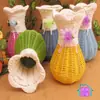 Vaso pequeno de boa capacidade, pequeno vaso de flores, estrutura de ferro, pequeno vaso de flores