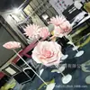 Luyin Rosa Peônia Decoração de Shopping Center Flor Decorativa Feita à Mão Buquê de Flores de Papel Presente de Dia das Mães