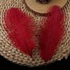 Accesorios de ropa de plumas de avestruz de colores materiales de decoración de bodas accesorios de plumas hechos a mano DIY decoración del hogar