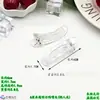 6CM-11CM Clipe Simples Garra Coringa Feminino Parte Traseira da Cabeça Penteado Pan Clipe Preguiçoso Acessórios de Cabelo Transparentes Champagne Grampo de Cabelo Sem Marcas