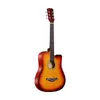 Atacado de Fábrica Em Estoque Entrega Guitarra Folk de 38 polegadas para Iniciantes e Estudantes Instrumento de Madeira de Nível de Entrada de 41 polegadas para Novatos