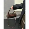 Nova Bolsa Boston Almofada de Couro Fosco 2026, Design de Nicho, Bolsa de Mão Versátil, Bolsa de Ombro Cruzada Casual