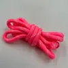 Cordão de Corda Trançada de Poliéster de 5 mm, Corda Trançada Colorida Feita à Mão, Cordão de Fechamento Paracord, Cordão para Chapéu