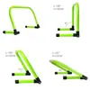 Vallas de Entrenamiento de Fútbol, Vallas Ajustables y Plegables con Altura Ajustable, Mini Vallas de Atletismo para Niños