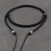 Cordão para Pingente Tianzhu Prata Xizang Ágata Corda de Colar Corda de Pingente Ajustável Pingente com Corda