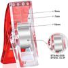 Amazon Blanco y Rojo Plástico Clip de Hacha Nuevo Patchwork Costura Borde Clip Patchwork Posicionamiento Clip