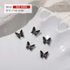 Joias para Nail Art Celebridade da Internet Borboleta de Cristal Diamante Exquisita Aurora Fantasia Brilho Borboleta Estereoscópica Diamante Acessórios de Unha de Luxo Acessíveis