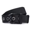 Novo cinto de lona de náilon masculino com fivela de pino de liga giratória para atividades ao ar livre, casual, resistente ao desgaste, cinto tático