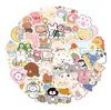 80 pegatinas coreanas lindas de dibujos animados personalidad taza graffiti teléfono móvil tableta pegatinas cuaderno pegatinas DIY