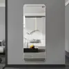 Armario Espejo Suave Pared Autoadhesivo Espejo de Vestir Interior Acrílico Invisible de Alta Definición Espejo de Prueba Hogar Espejo de Cuerpo Entero