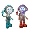 Escultura da Moda Famosa na Internet, Peça de Iluminação Decorativa para Casa de Luxo Leve, Luminária de Chão Grande de Astronauta Designer Feita à Mão
