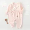 Ropa para Bebé para Primavera y Otoño, Algodón Puro, Clase A, Mameluco para Recién Nacido, Body, Ropa para Exterior para Bebés Pequeños