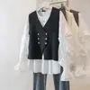 Chaleco de Punto con Cuello en V Reductor de Edad, Chaqueta para Usar Sola para Mujer, Estilo Coreano Otoño e Invierno 2026, Top en Capas Estilo Chanel 10427