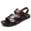 Sandálias plus size transfronteiriças masculinas tendência casual sapatos de praia sandálias e chinelos masculinos sapatos sandálias masculinas de uso duplo em estoque estoque