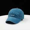 Gorra de béisbol con personalidad, forro suave y bordado de primavera y verano, gorra de mezclilla lavada simple para hombres y mujeres, gorra de moda para hombres y mujeres