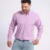 2026 Nova Camisa Casual Cardigan de Manga Longa com Estampa Digital Listrada para Homens de Venda Transfronteiriça Moda de Alta Qualidade Roupas Masculinas